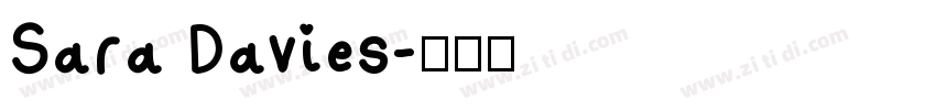 Sara Davies字体转换